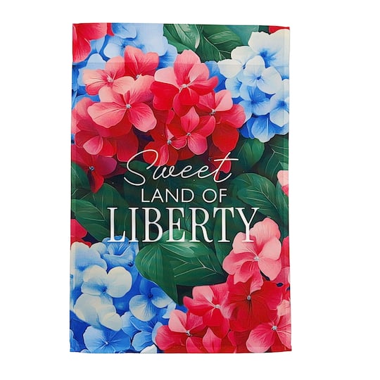 Sweet Land of Liberty Hydrangea Garden Flag by Celebrate It™